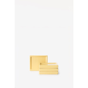 Gele glazed schaaltjes