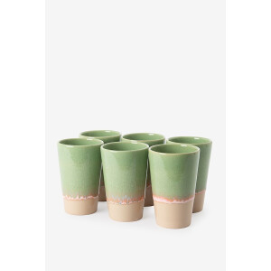 Multicolour latte mokken