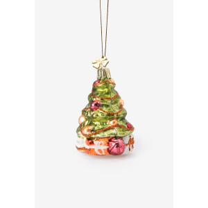 Groene kerstornament kerstboom