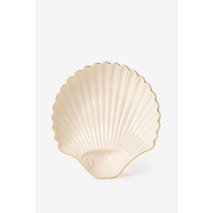Lichtgele schelpenschaal