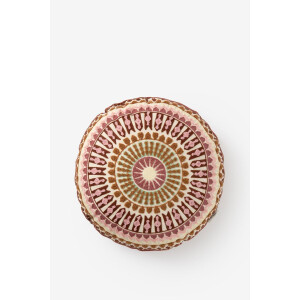 Multicolour rond kussen