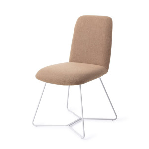 Jesper Home Eetkamerstoel 'Taiwa' Beehive White, kleur Whisper Wheat