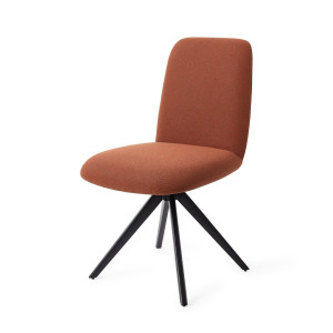 Jesper Home Eetkamerstoel 'Taiwa' Draaibaar, Turn Black, kleur Hearth Harmony