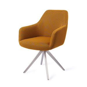 Jesper Home Eetkamerstoel 'Hiroo' Draaibaar, Turn Steel, kleur Groovy Garam