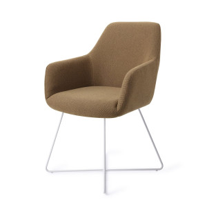 Jesper Home Eetkamerstoel 'Hiroo' Cross White, kleur Willow