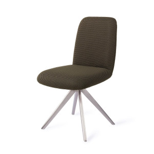 Jesper Home Eetkamerstoel 'Taiwa' Turn Steel, kleur Jungle Jewel