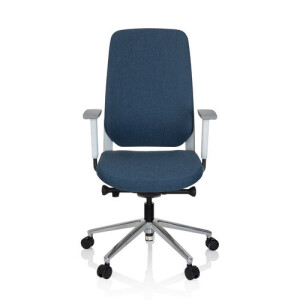 CHIARO T4 WHITE - Professionele bureaustoel Blauw