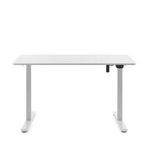 Worktime | 120x60 - Elektrisch in hoogte verstelbaar bureau Wit