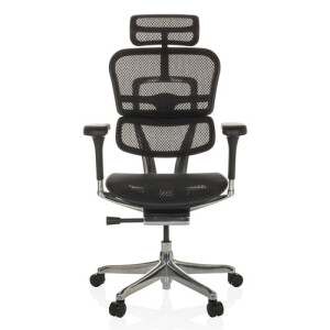 ERGOHUMAN GEN2 | net - Luxe directiestoel Zwart