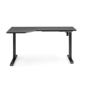 Worktime Game | 140x80 - Elektrisch in hoogte verstelbaar bureau Zwart