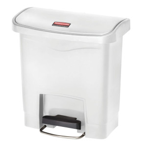 Rubbermaid Pedaalemmer Slim Jim 15 L wit