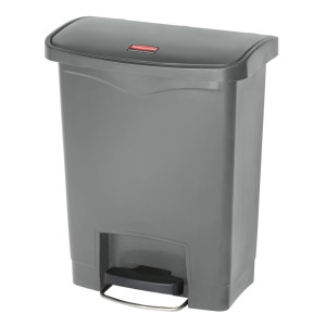 Rubbermaid Pedaalemmer Slim Jim 30 L grijs