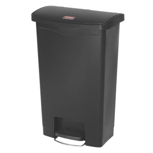 Rubbermaid Pedaalemmer Slim Jim 50 L zwart