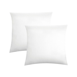 Biberna Fijne jersey kussenhoes (Wit, 80x80)