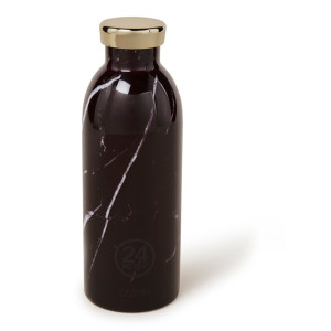 24Bottles Black Marble Clima Bottle waterfles 500 ml