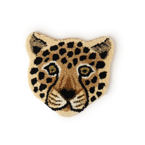 Doing Goods Looney Leopard Head voetenkleed 32 x 34 cm