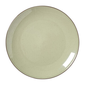 Dinerbord Emma - lichtgroen - ø25.5x2.5 cm