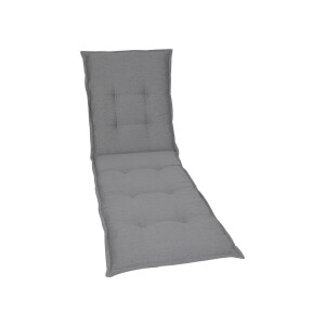 GO-DE Textil Tuinkussen (Stoelkussen voor een ligbed, Grijs)