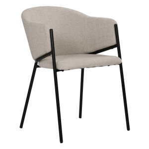 Artistiq Eetkamerstoel 'Lynise' Structuurstof, kleur Beige