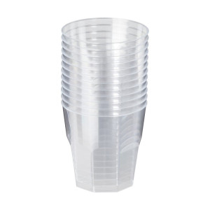 Plastic glazen - 160 ml - set van 12