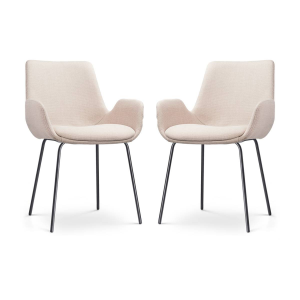 Set van 2 eetkamerstoelen Nora-Eef | Nolon