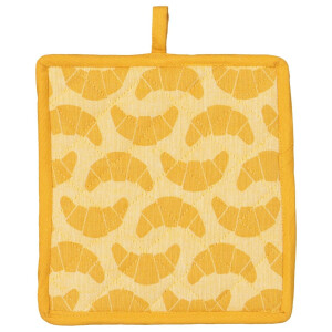 HEMA HEMA Pannenlap - 21 X 21 - Katoen - Okergeel Croissant (okergeel)