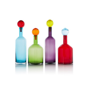 POLSPOTTEN Bubbles & Bottles flessen set van 4
