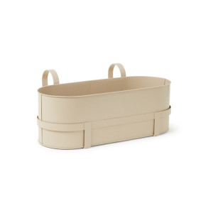 ferm LIVING Bau plantenbak van staal voor buiten 45 x 20 cm