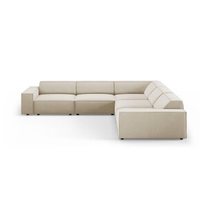 6-zitshoekbank Jodie velvet | Micadoni