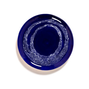 Serax FEAST Lapis Lazuli Swirl-Dots L dinerbord 26,5 cm