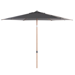 Parasol Azzurro 300cm (charcoal) woodlook
