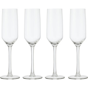 HEMA HEMA Champagneglazen 230ml - 4 Stuks (transparant)