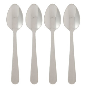 HEMA HEMA Koffielepels 12cm Sydney - 4 Stuks (zilver)