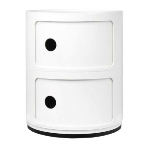 Kartell Componibili kast rond medium (2 comp-)