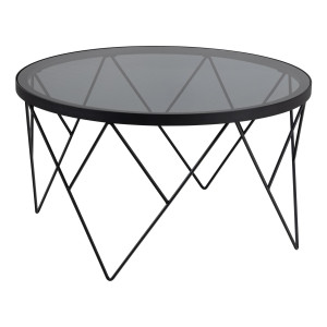 Bendt Ronde Salontafel 'Averill' Glas, 80cm