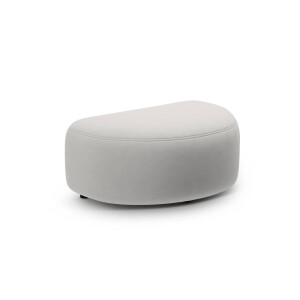 Hocker Kate halfrond velvet | Micadoni