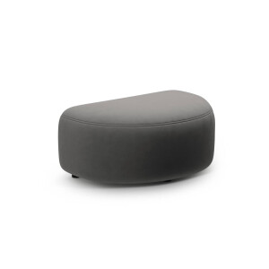 Hocker Kate halfrond velvet | Micadoni