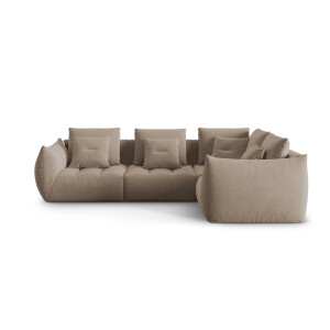 Hoekbank Bloom rechts 3-zits velvet | Micadoni