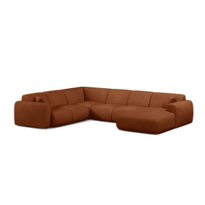 Modulaire hoekbank Molino links chenille | Micadoni Home