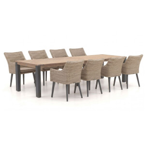 + 10% kassakorting | Manifesto Matese/ROUGH-S 300cm dining tuinset 9-delig - Laagste prijsgarantie!