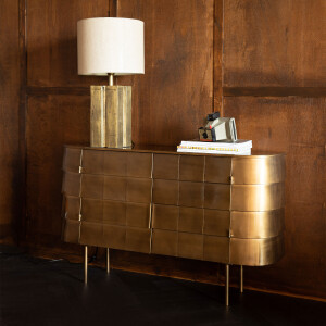 Dutchbone Dressoir 'Hanna' 117cm, kleur Goud