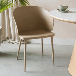 ZILT Eetkamerstoel 'Raiford' kleur Beige