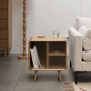 Zuiver Bijzettafel/Nachtkastje 'Rise' Eiken, 50 x 40cm