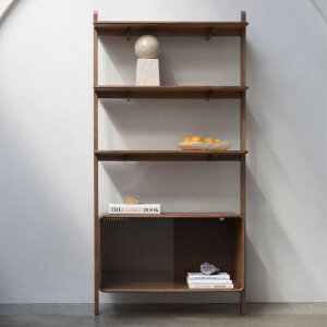 Zuiver Wandkast 'Rise' Walnoot, 180 x 90cm