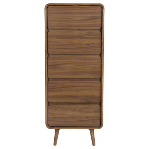 Zuiver Ladekast 'Rise' Walnoot, Met 5 laden