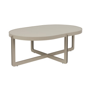 Zuiver Ovale Salontafel 'Centre' 102 x 68cm, kleur Beige