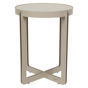 Zuiver Ronde Bijzettafel 'Centre' 42cm, kleur Beige