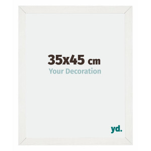Your Decoration - Fotolijst 35x45 cm - MDF - Wit Geveegd - Mura