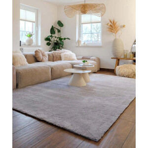 Wasbaar vloerkleed - Clean Prestige grijs 140x200 cm