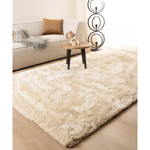 Shaggy vloerkleed - Meadow ivoor 80x150 cm